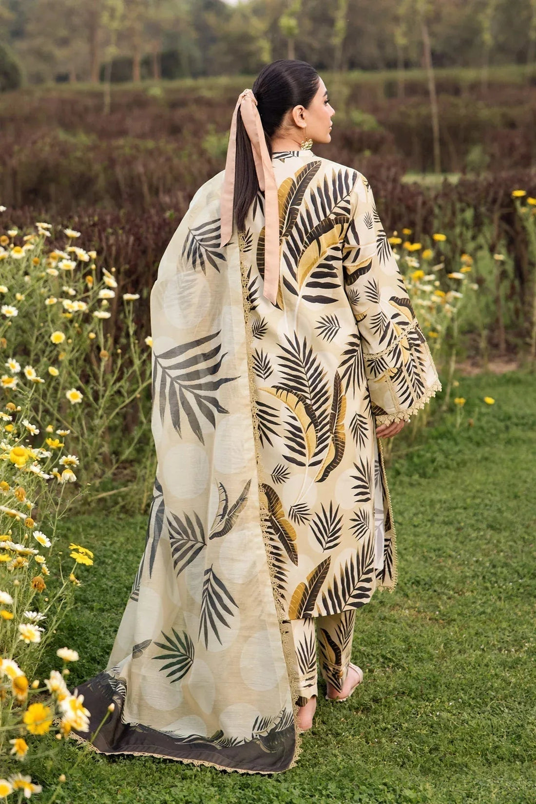 Alizeh | Sheen Lawn Prints 24 | DAFFODIL - Aqsa Fabrics