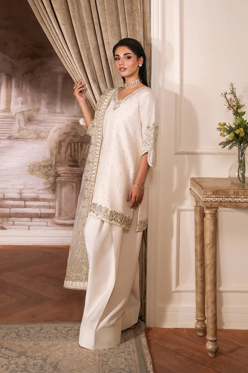 Neeshay | Luxe Pret | Ivoria - Aqsa Fabrics