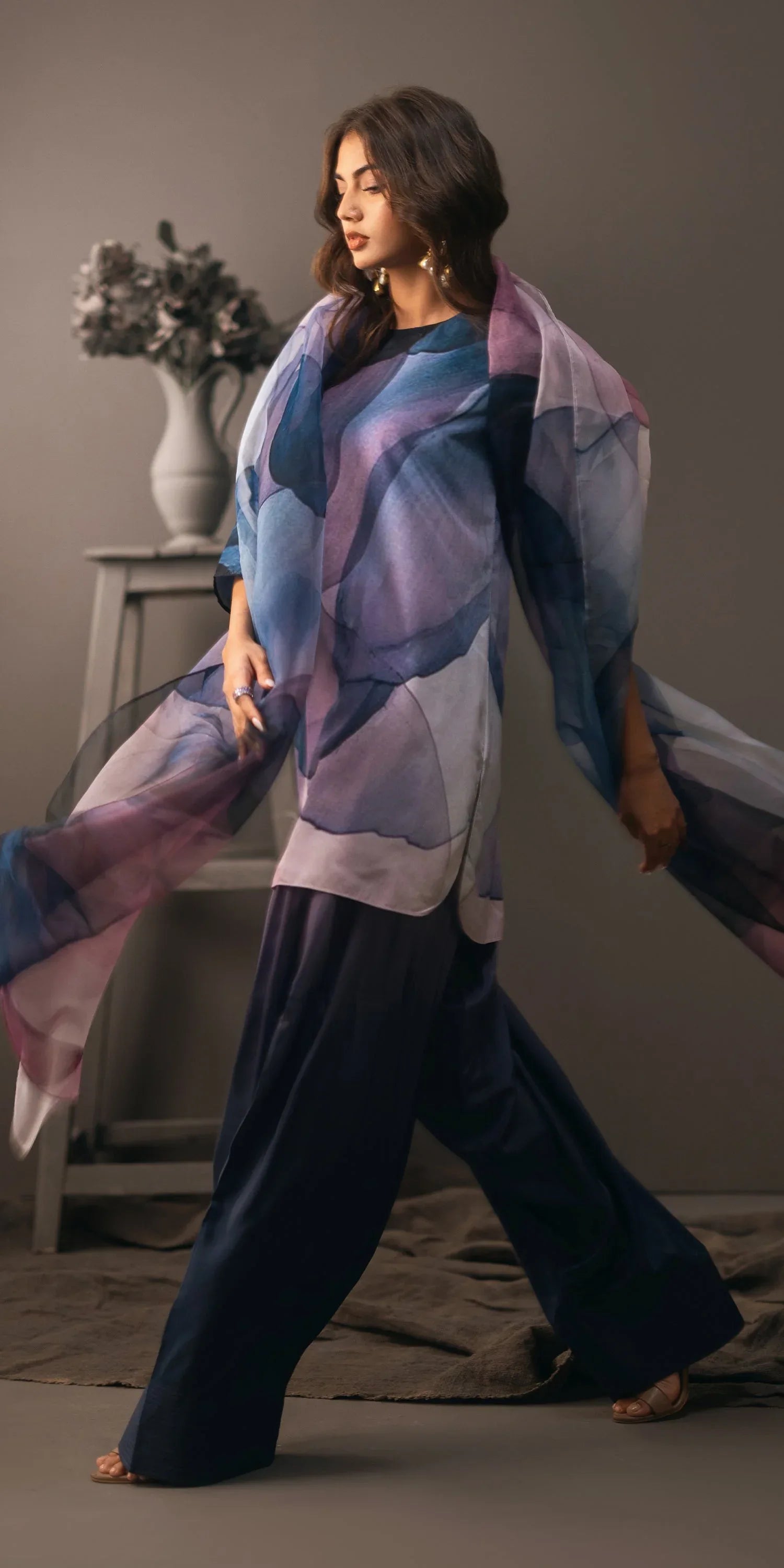 Erum Khan | Beyond Basic | URBAN BLOSSOM - Aqsa Fabrics