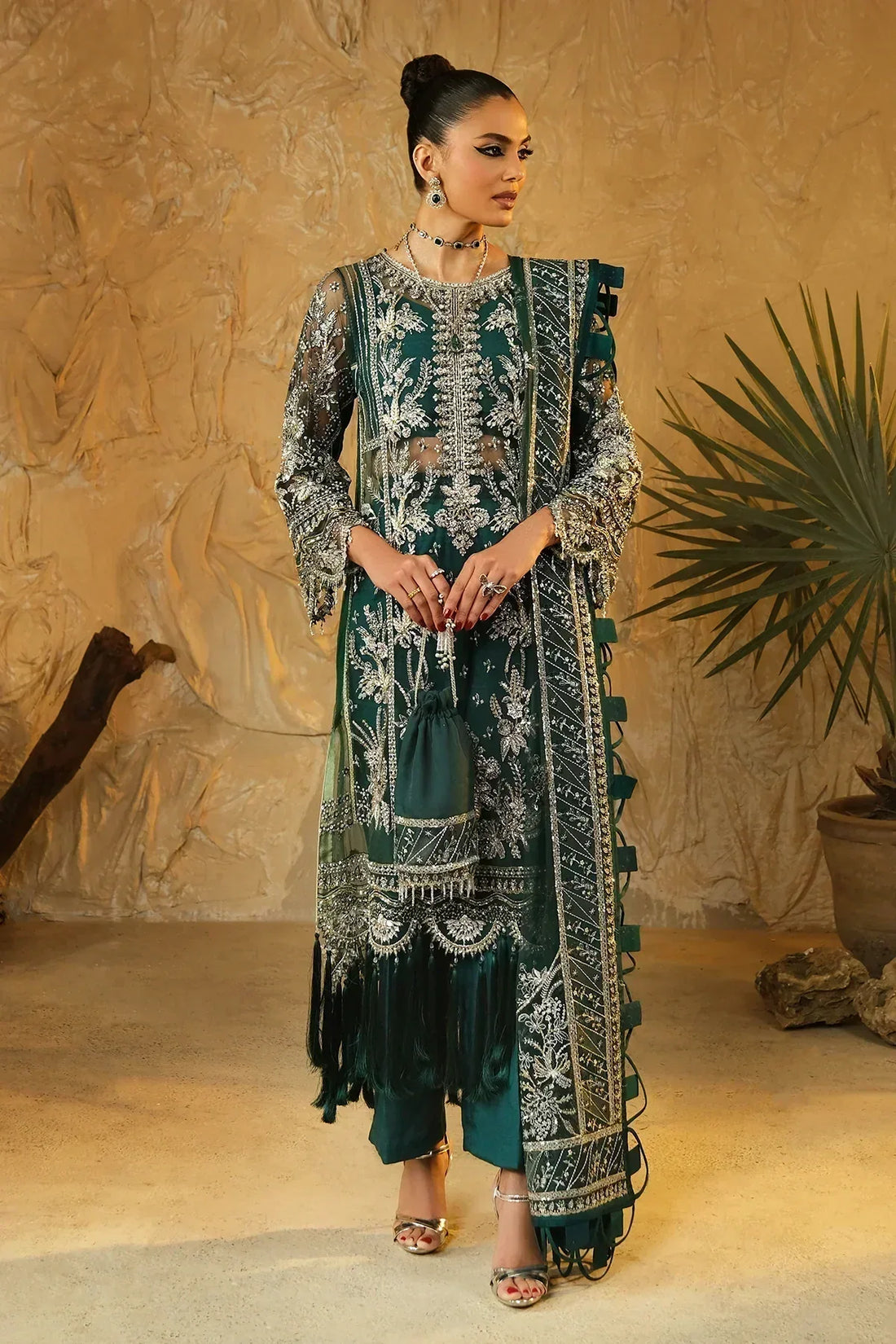 Mina Kashif | Kahani Luxury Formals 23 | Dastan - Aqsa Fabrics