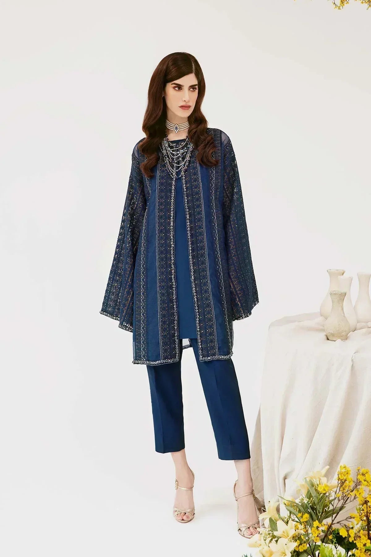 Mina Kashif | Ala Mode Luxury Formals 23 | Maya - Aqsa Fabrics