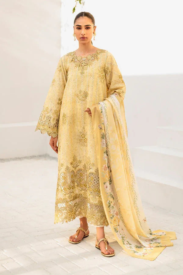 Baroque | Luxury Pret 24 | LAWN UF-670 - Aqsa Fabrics