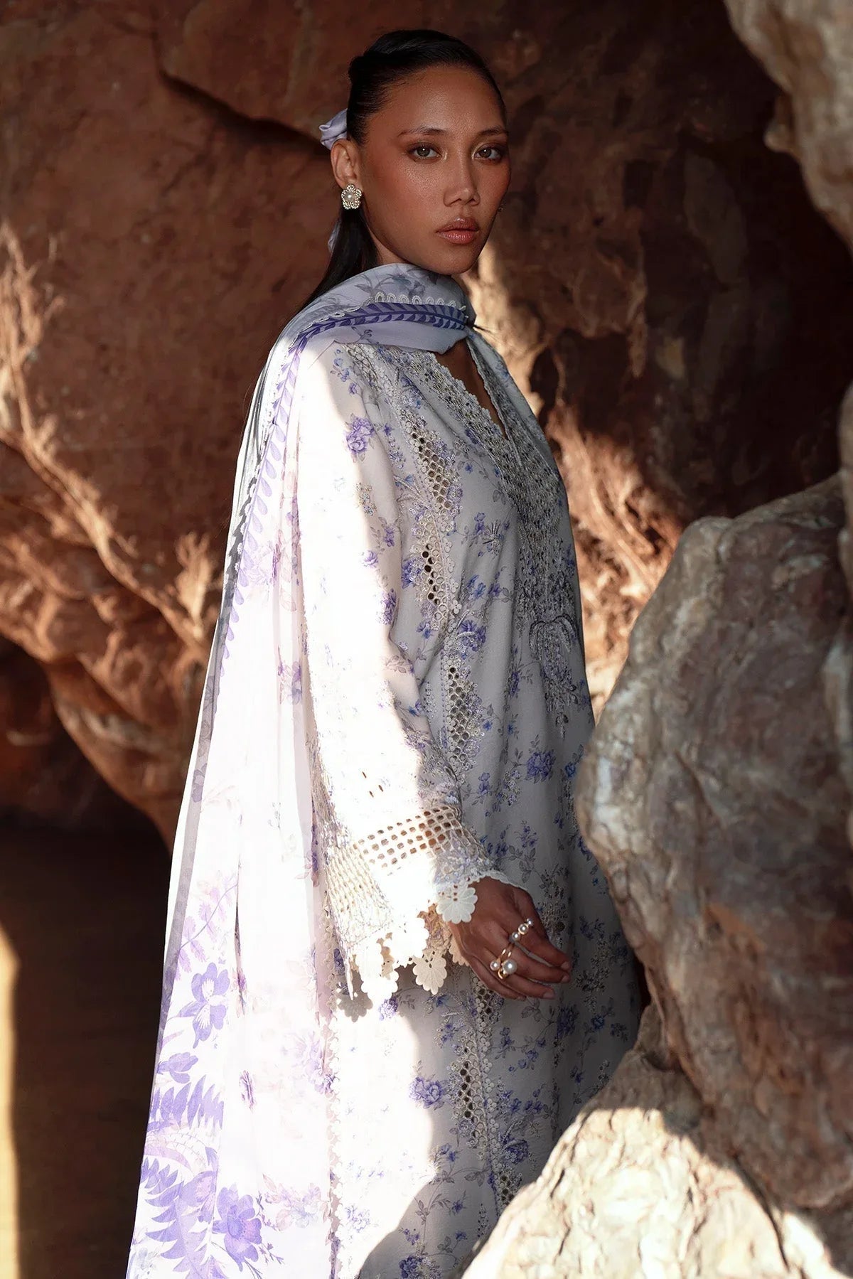 Afrozeh | Summer Together 25 | Zircon - Aqsa Fabrics