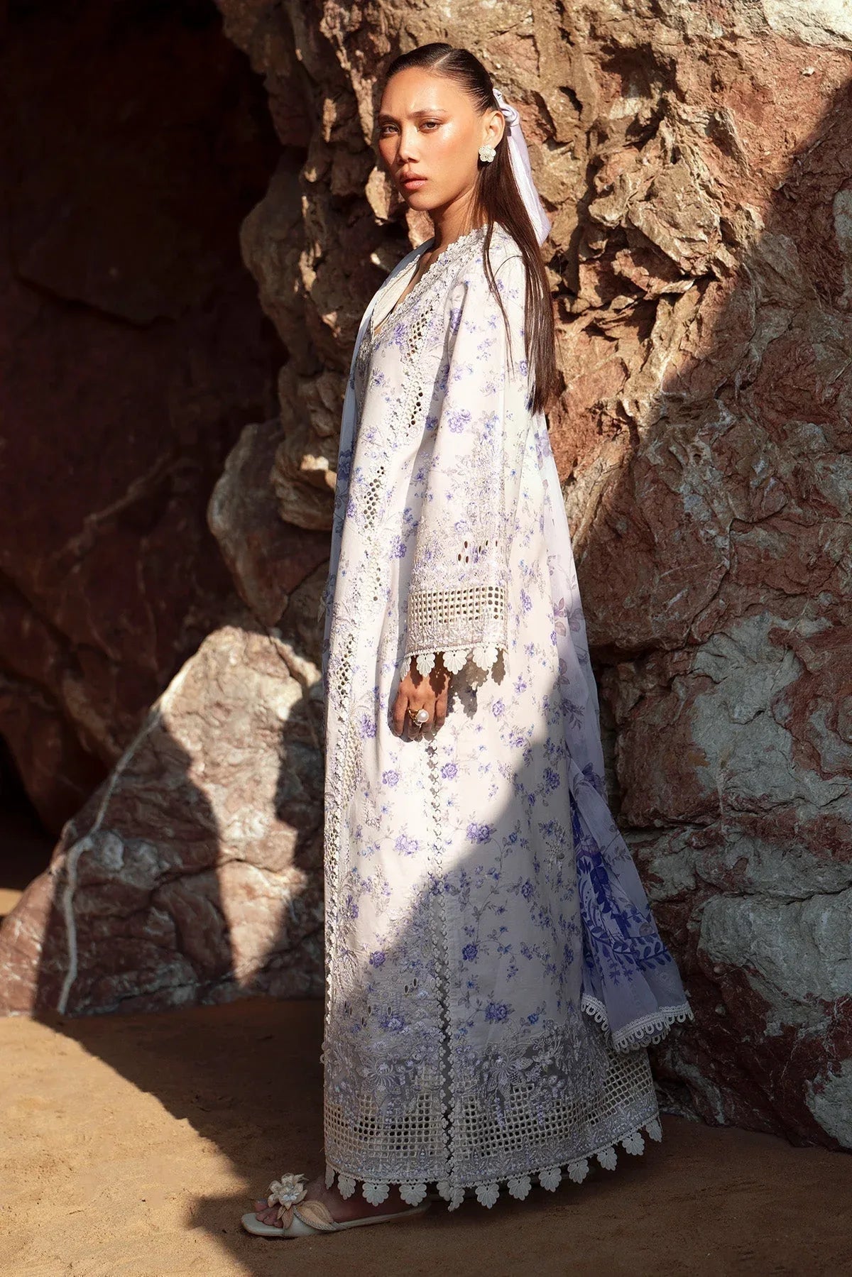 Afrozeh | Summer Together 25 | Zircon - Aqsa Fabrics
