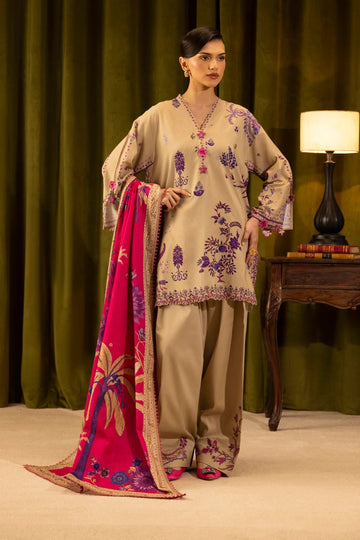 Sana Safinaz | Muzlin Winter 25 | 019A - Aqsa Fabrics