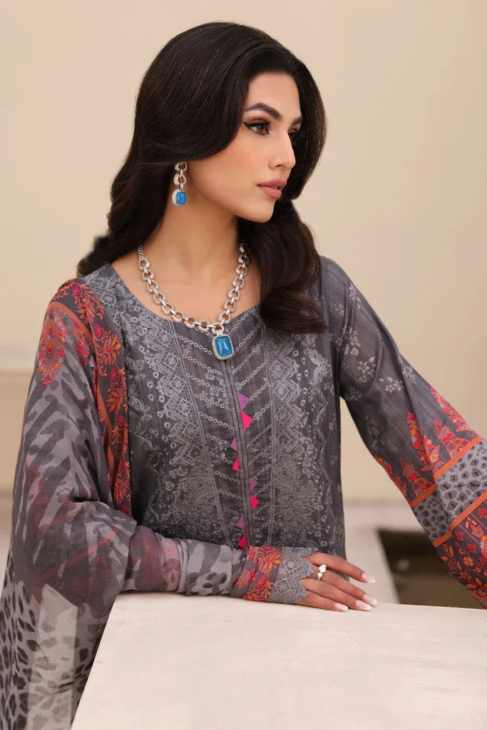 Charizma | Naranji Embroidered Lawn 24 | CN4-006 - Aqsa Fabrics