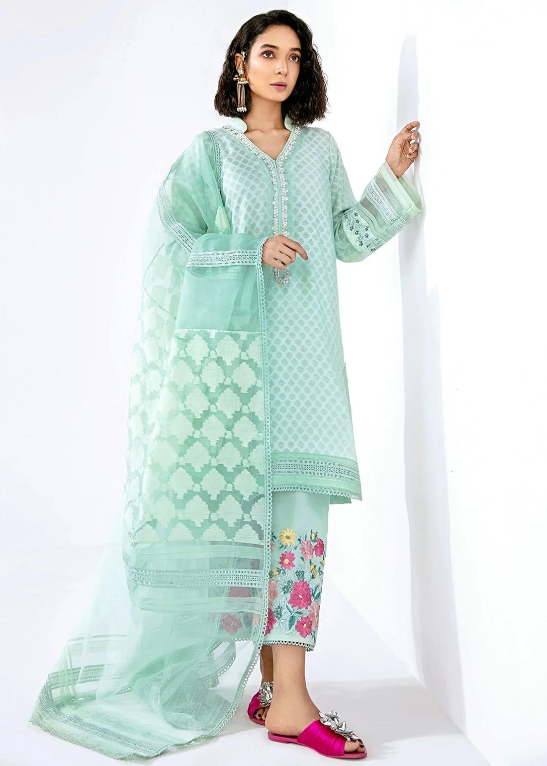 Saira Shakira | Luxury Pret | Garnet - Aqsa Fabrics