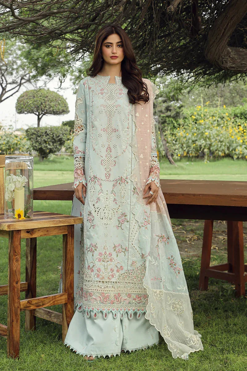 Qalamkar | Festive Lawn 2024 | PS-01 ALIZAY - Aqsa Fabrics