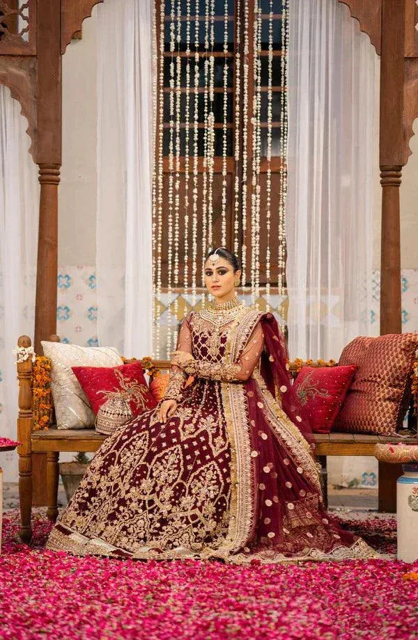 Eleshia | Zarin Wedding Formals 23 | Avyanna - Aqsa Fabrics