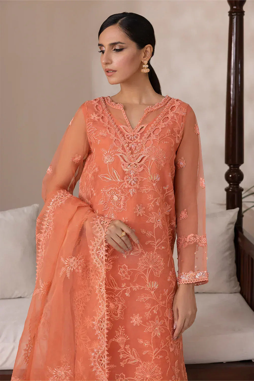Baroque | Formals Collection | UF-416 - Aqsa Fabrics
