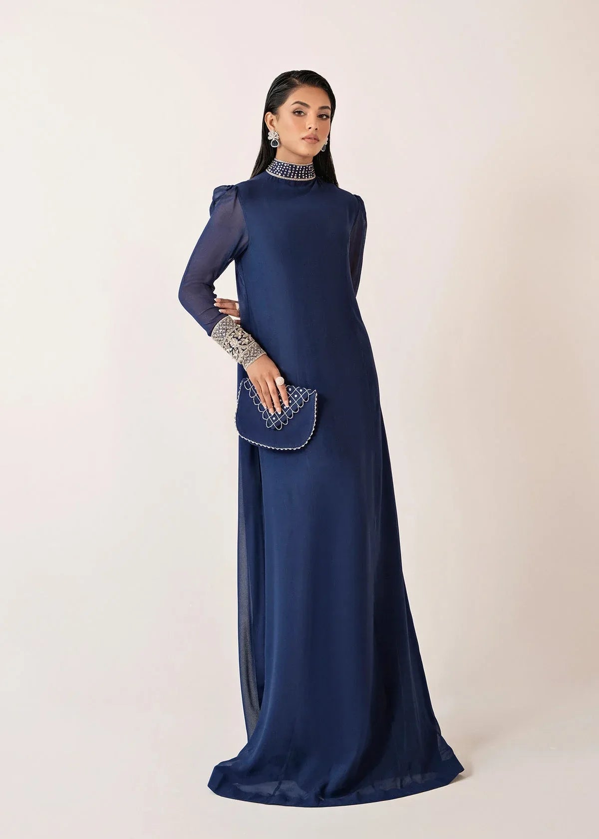 Dastoor | Euphoria Luxury Pret 24 | Azure - Aqsa Fabrics