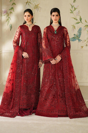 EMBROIDERED NET CH14-01 STITCHED