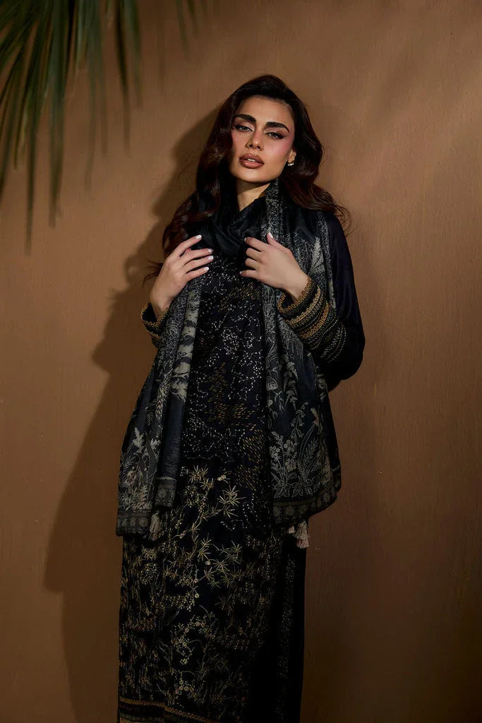 Sobia Nazir | Winter Shawl 25 | Design 1A - Aqsa Fabrics