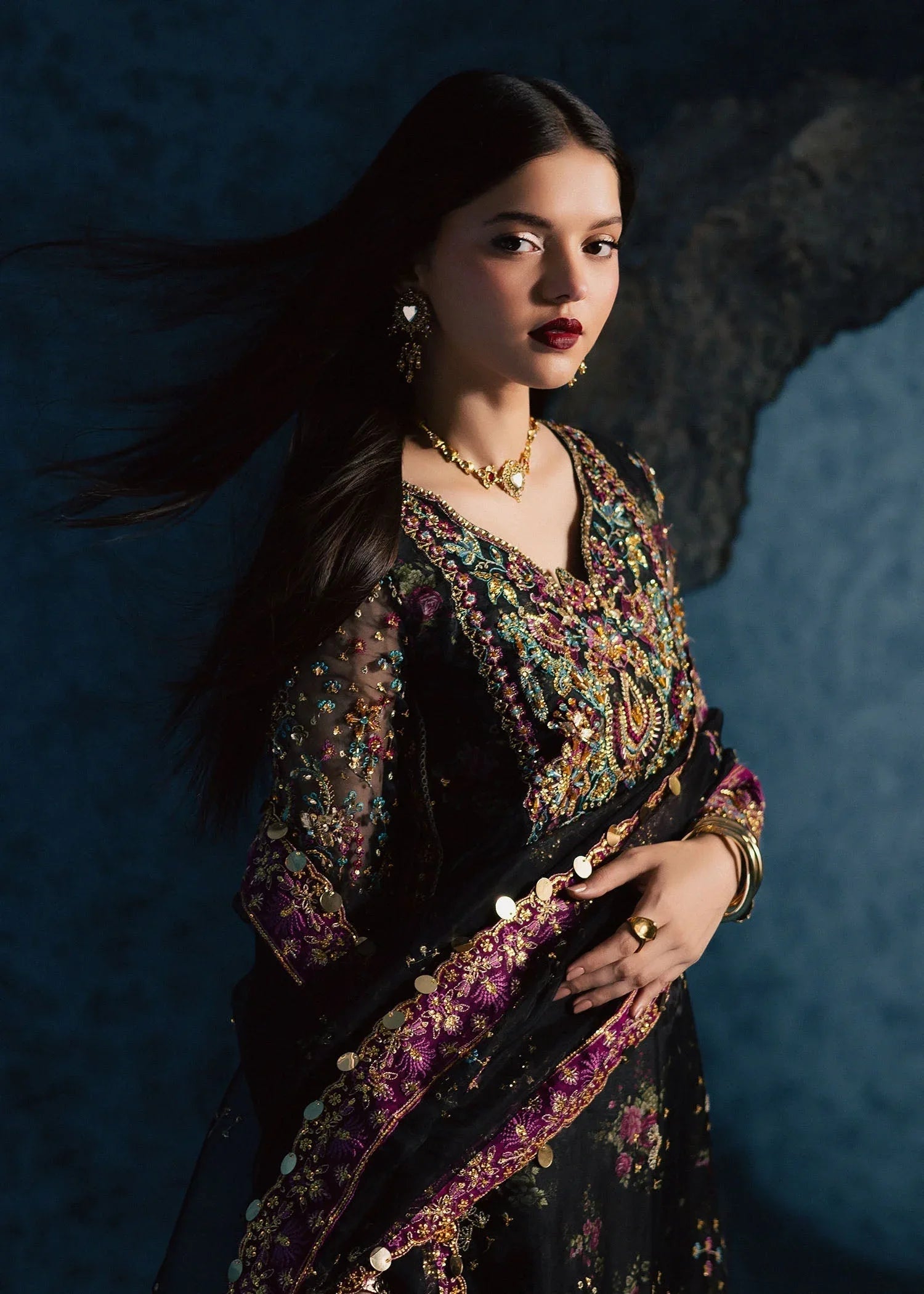 Maria Osama Khan | Lamhay Wedding Festive | MEHTAB - Aqsa Fabrics