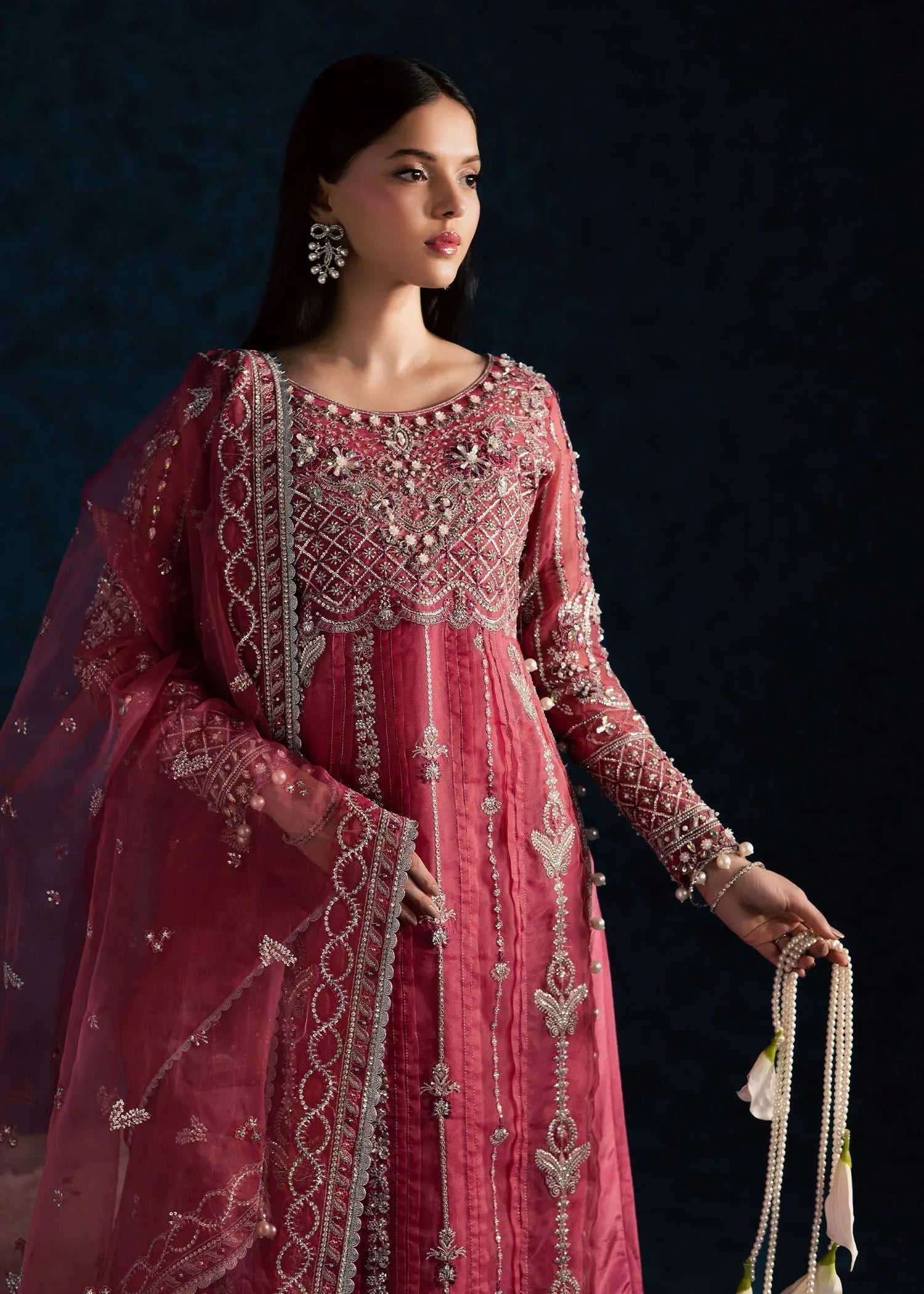Maria Osama Khan | Lamhay Wedding Festive | GULBAHAR - Aqsa Fabrics