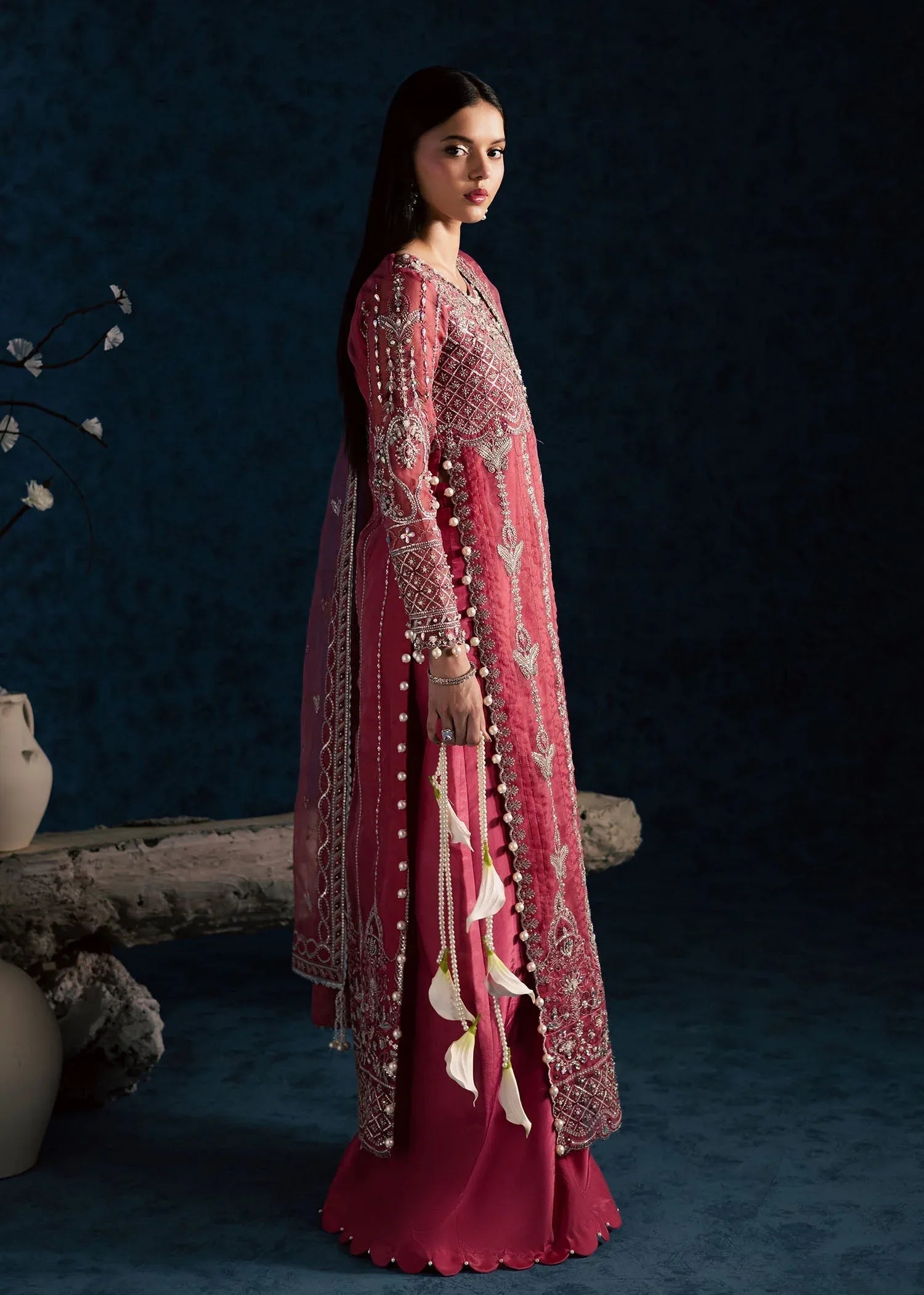 Maria Osama Khan | Lamhay Wedding Festive | GULBAHAR - Aqsa Fabrics