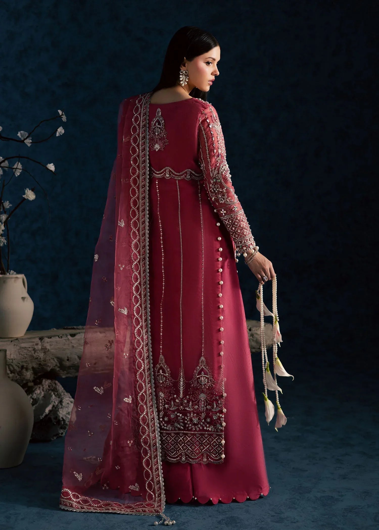 Maria Osama Khan | Lamhay Wedding Festive | GULBAHAR - Aqsa Fabrics