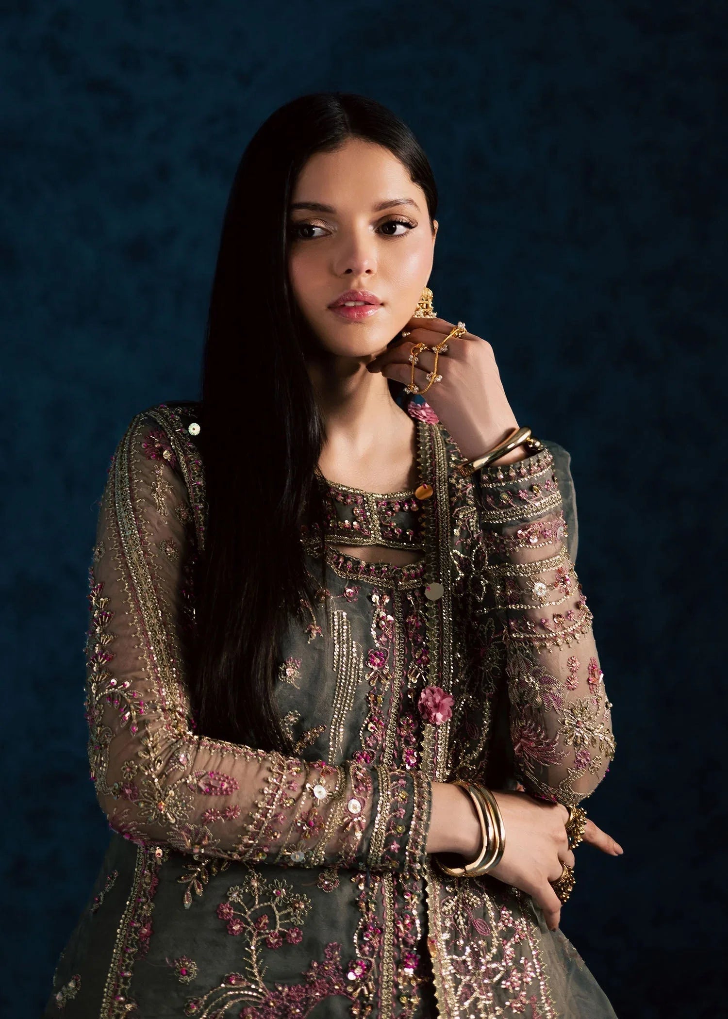 Maria Osama Khan | Lamhay Wedding Festive | SAHAR - Aqsa Fabrics