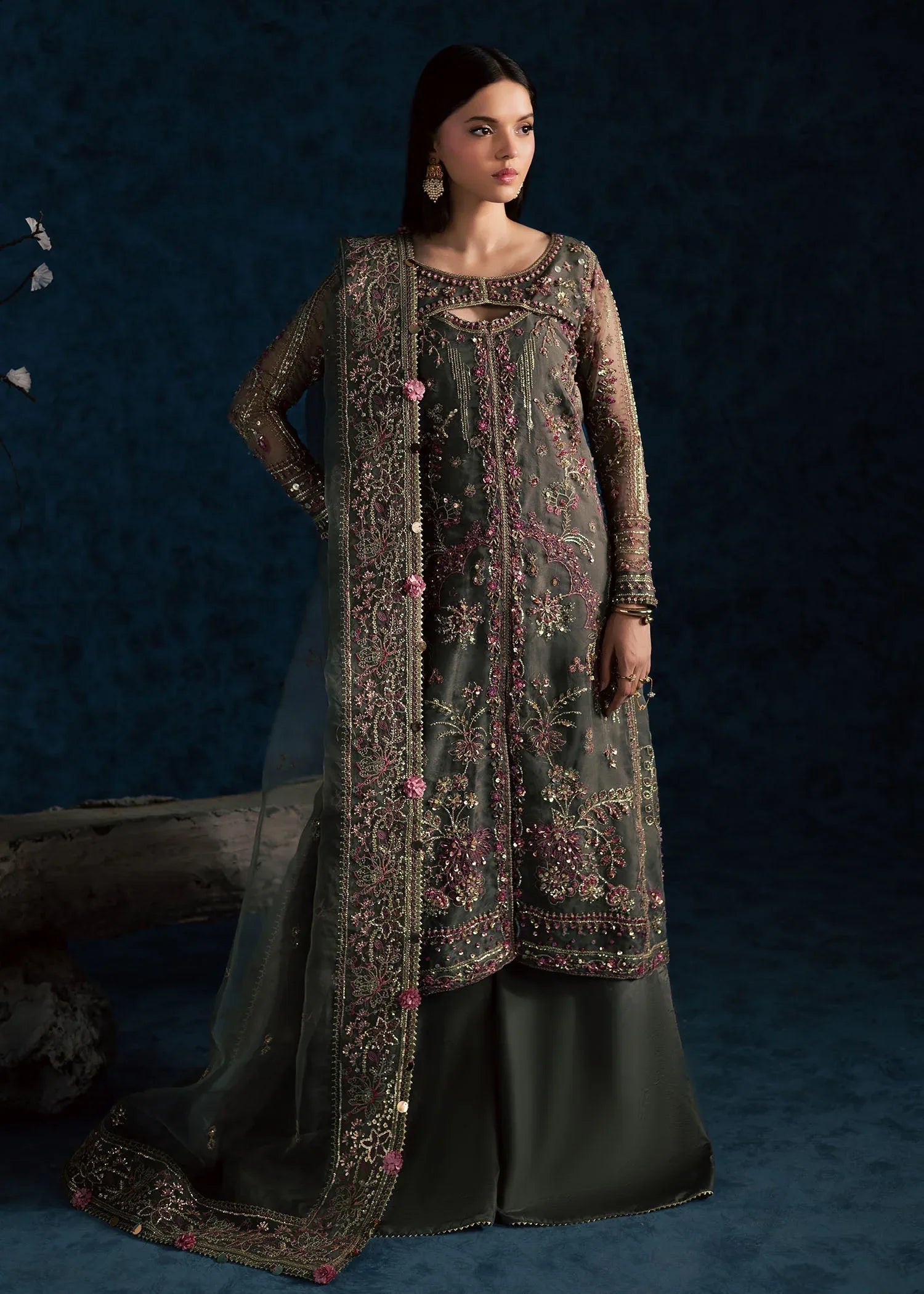 Maria Osama Khan | Lamhay Wedding Festive | SAHAR - Aqsa Fabrics