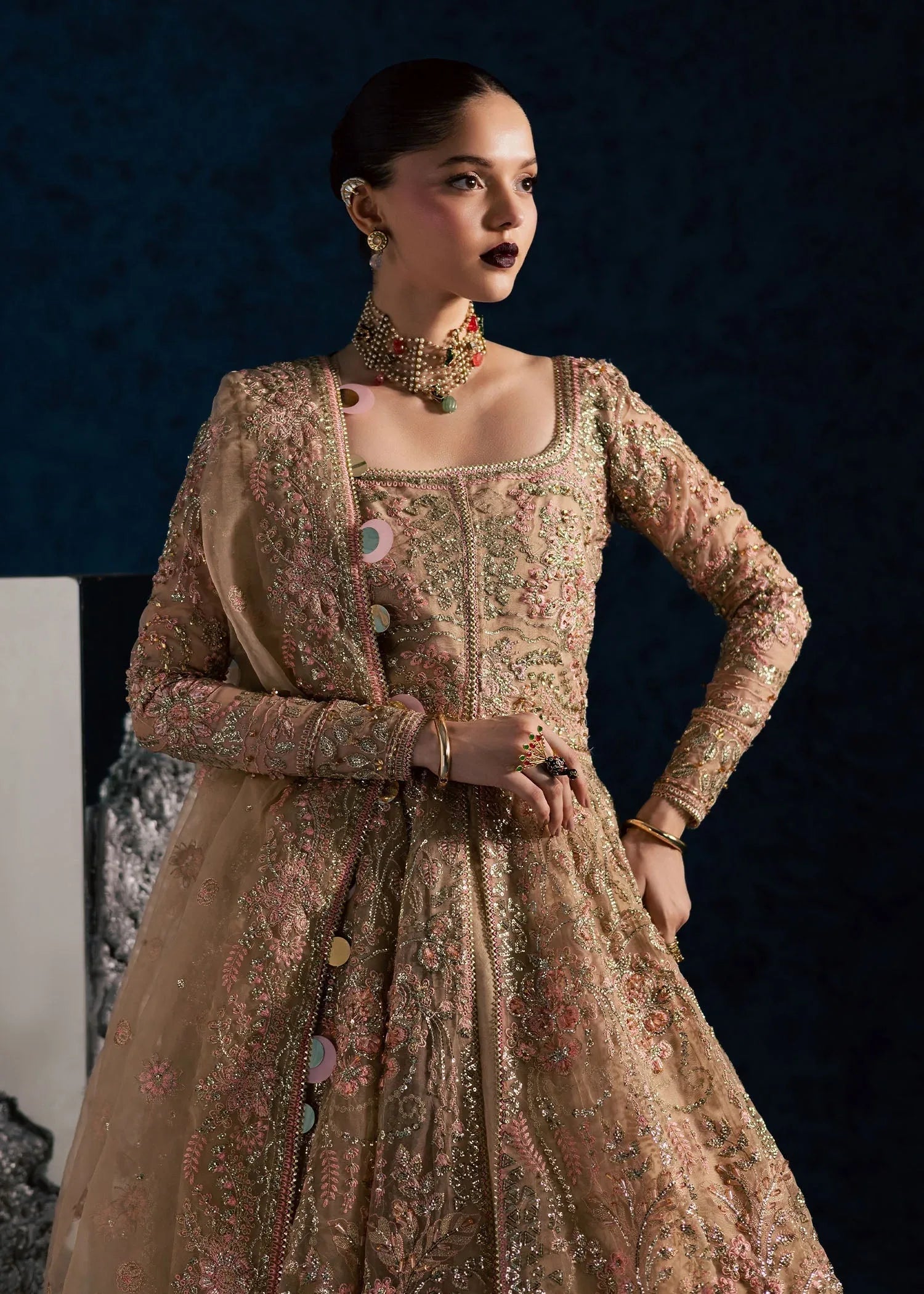 Maria Osama Khan | Lamhay Wedding Festive | NISBAT - Aqsa Fabrics