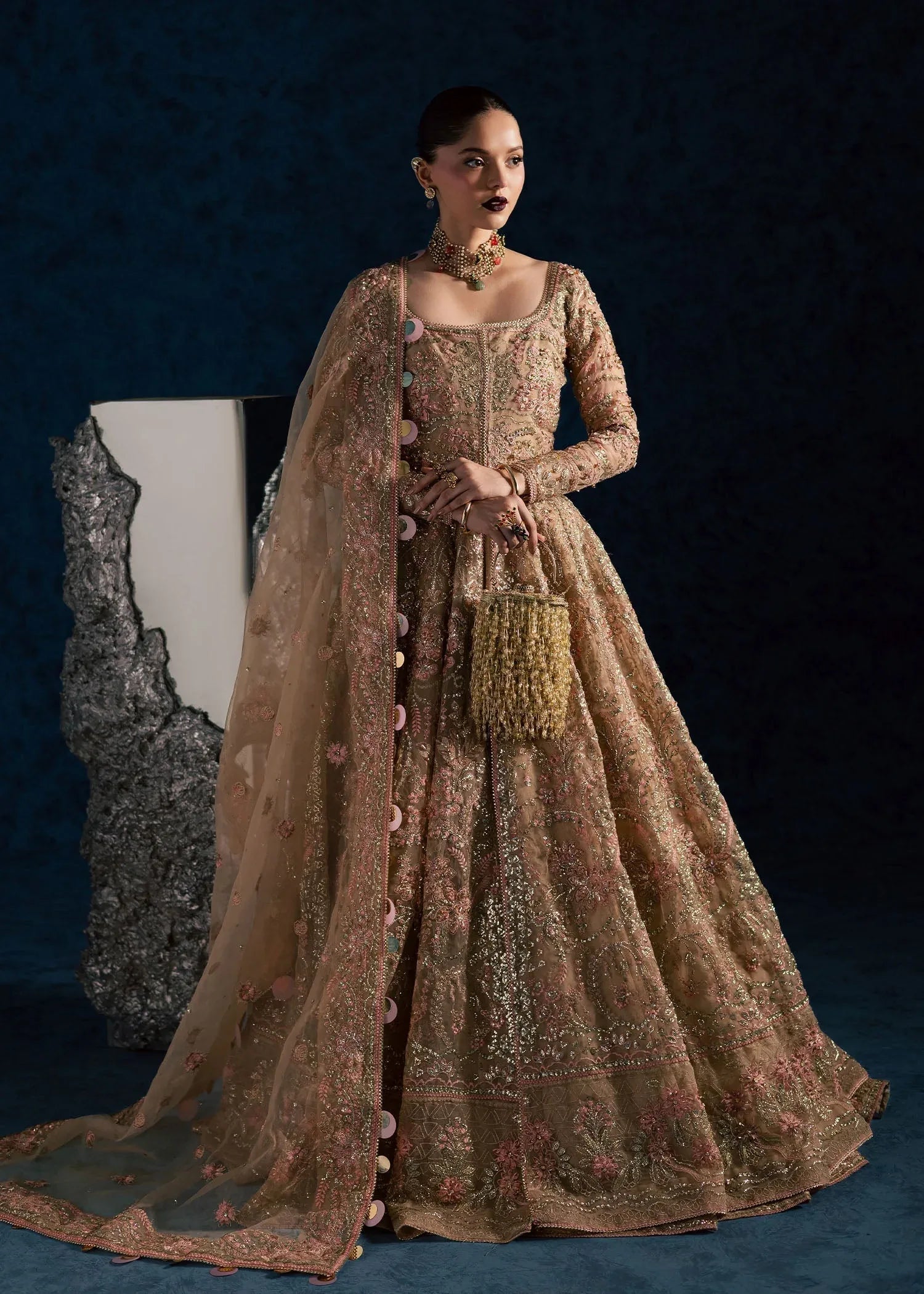 Maria Osama Khan | Lamhay Wedding Festive | NISBAT - Aqsa Fabrics