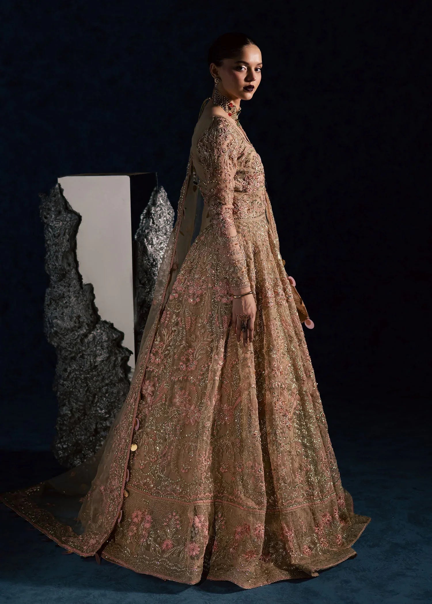Maria Osama Khan | Lamhay Wedding Festive | NISBAT - Aqsa Fabrics