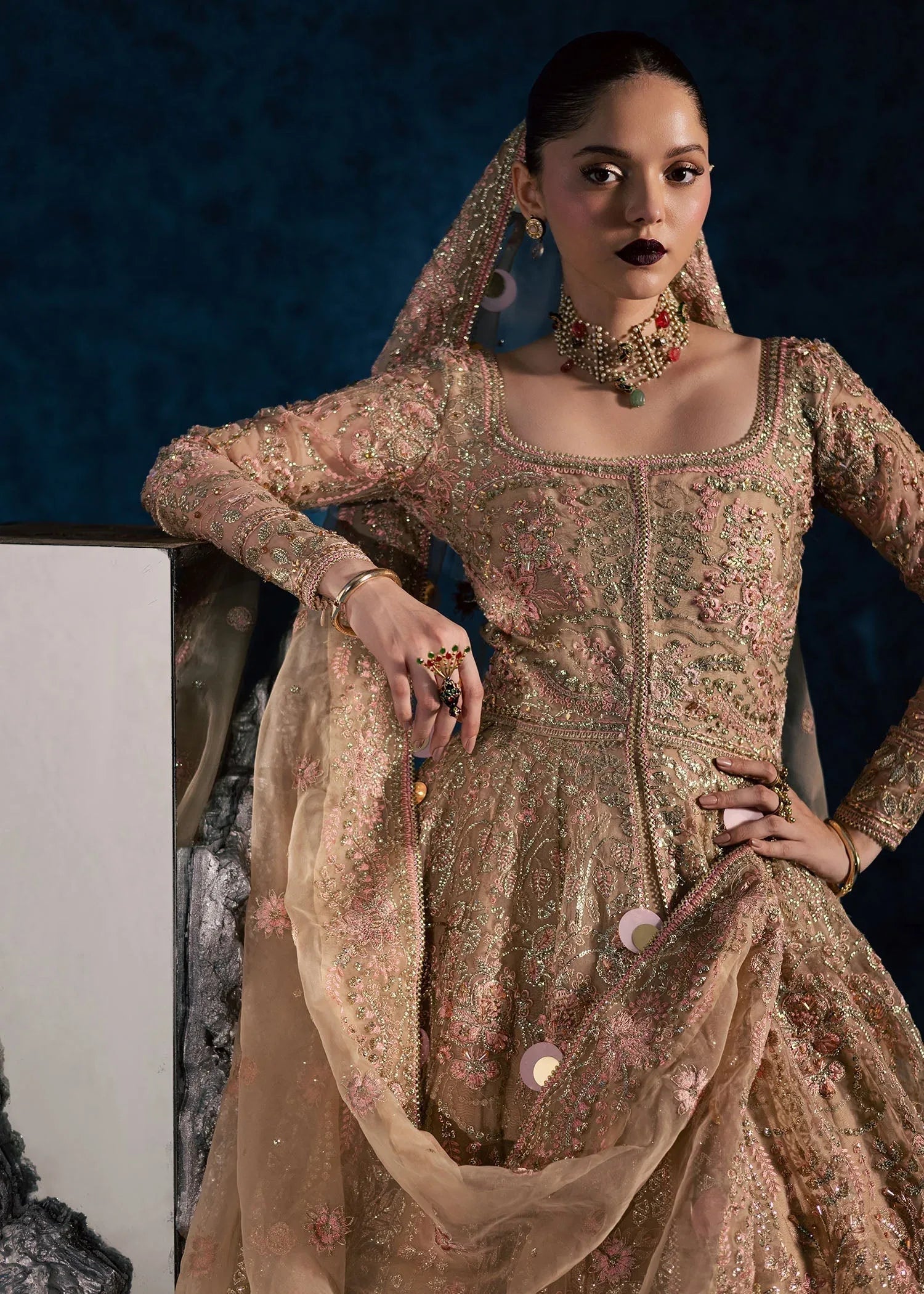 Maria Osama Khan | Lamhay Wedding Festive | NISBAT - Aqsa Fabrics