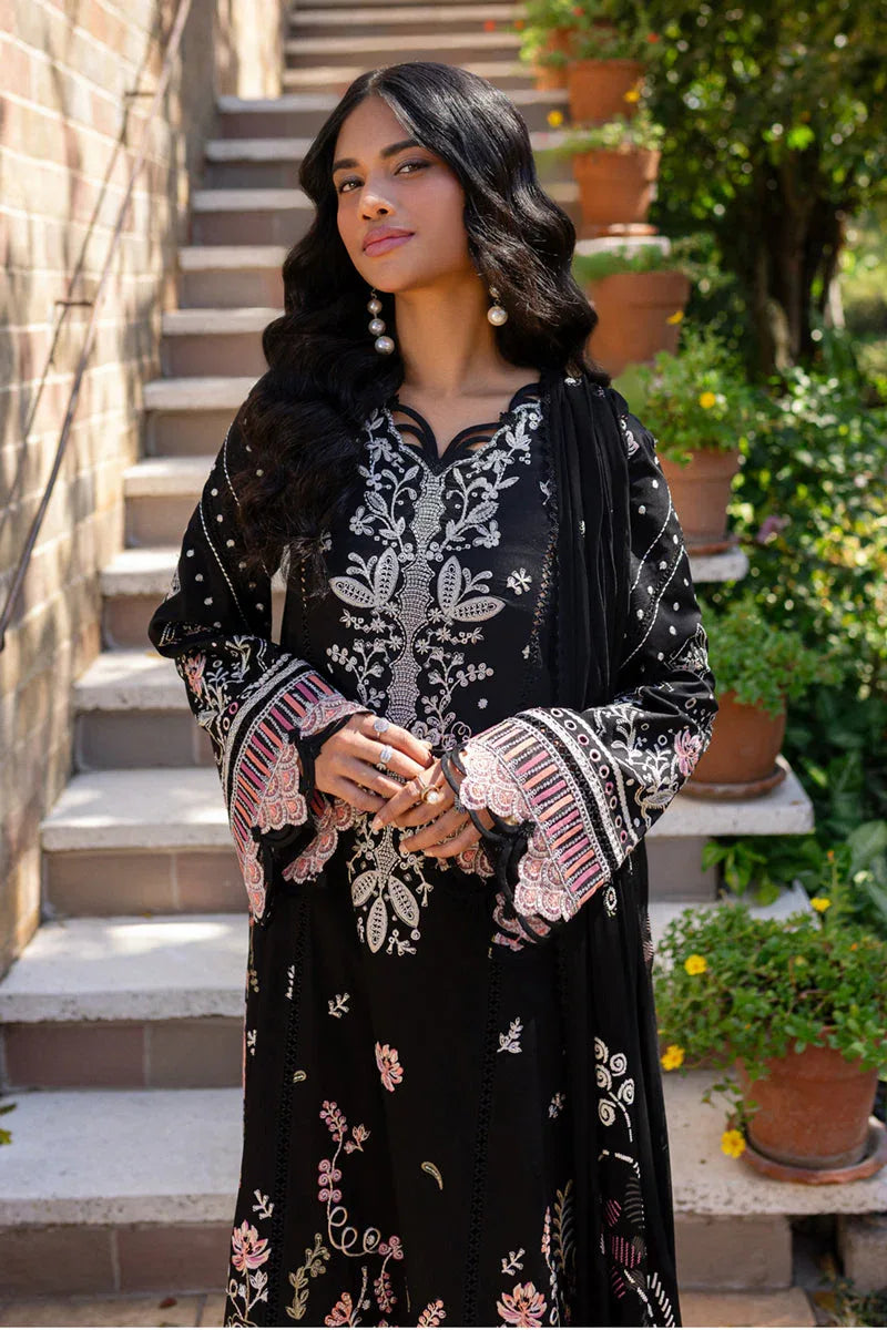 Qalamkar | Q Line Lawn 25 | QM-04 Gigi - Aqsa Fabrics