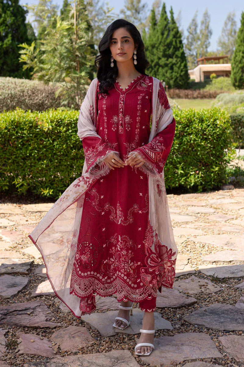 Qalamkar | Q Line Lawn 25 | QM-15 Soha - Aqsa Fabrics