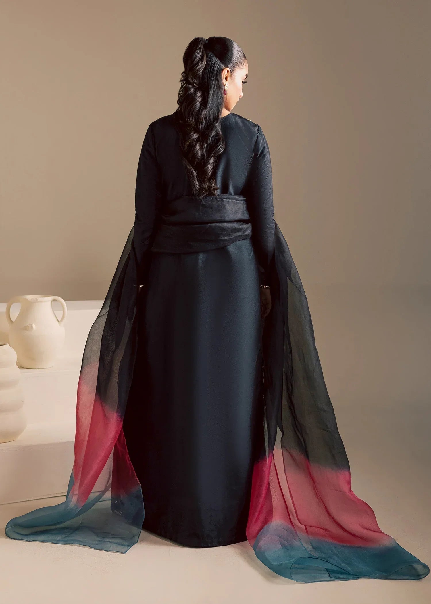 Maria Osama Khan | Noir Bliss Luxury Formals | Midnight Noir - Aqsa Fabrics