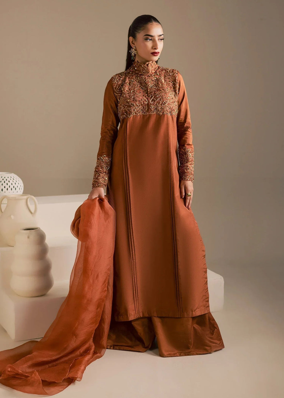 Maria Osama Khan | Noir Bliss Luxury Formals | Coco Dusk - Aqsa Fabrics