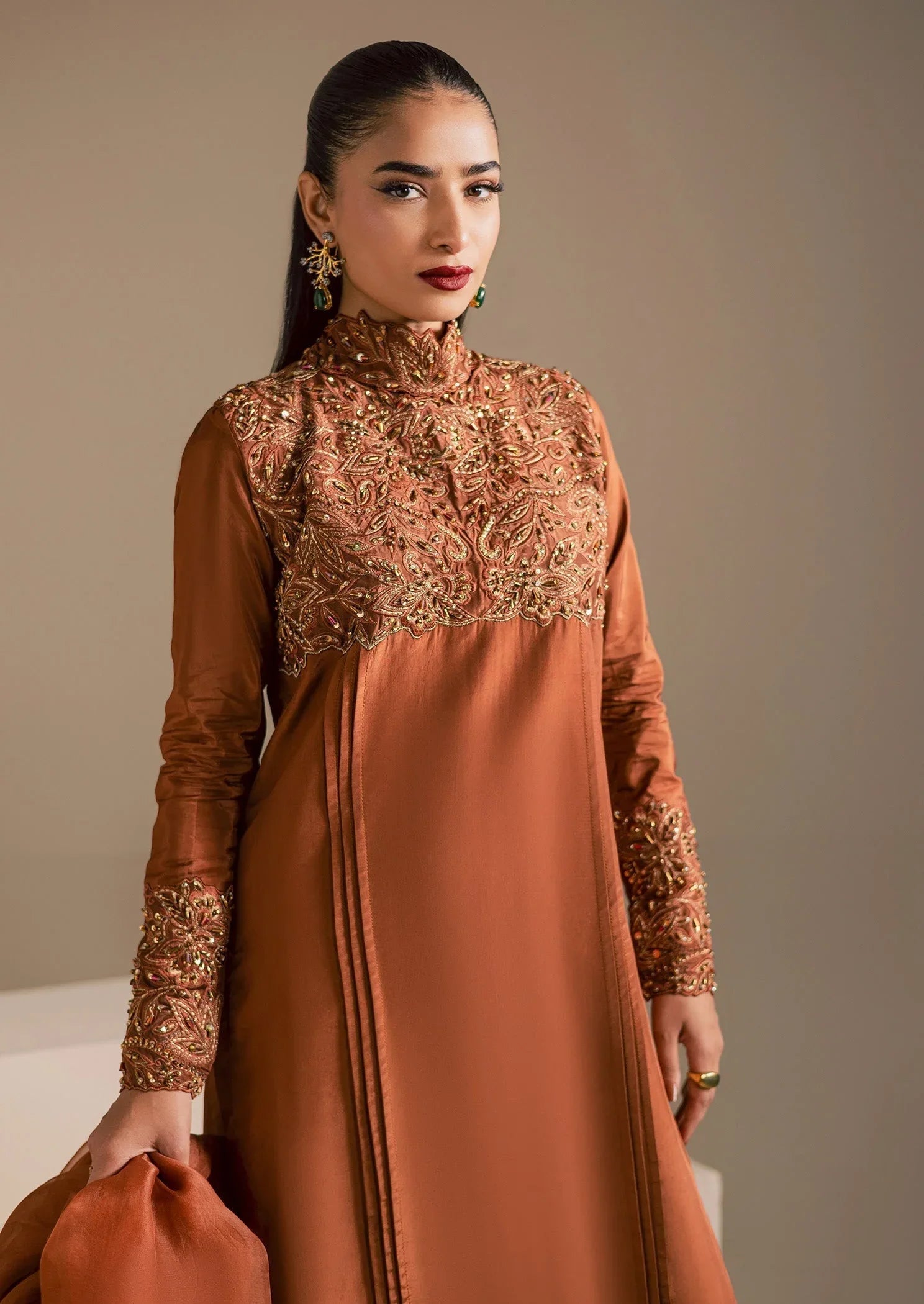 Maria Osama Khan | Noir Bliss Luxury Formals | Coco Dusk - Aqsa Fabrics