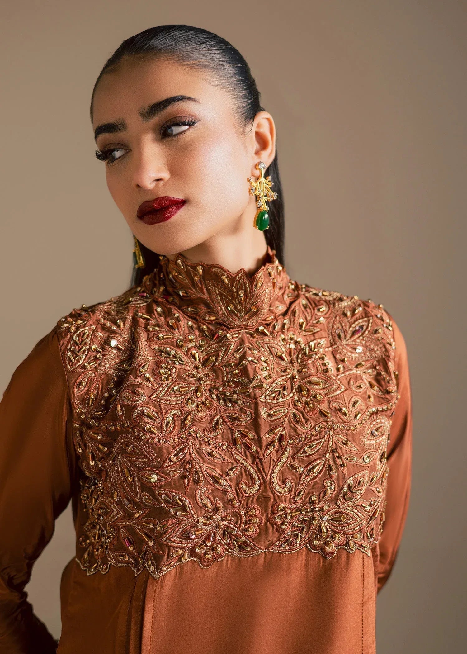 Maria Osama Khan | Noir Bliss Luxury Formals | Coco Dusk - Aqsa Fabrics