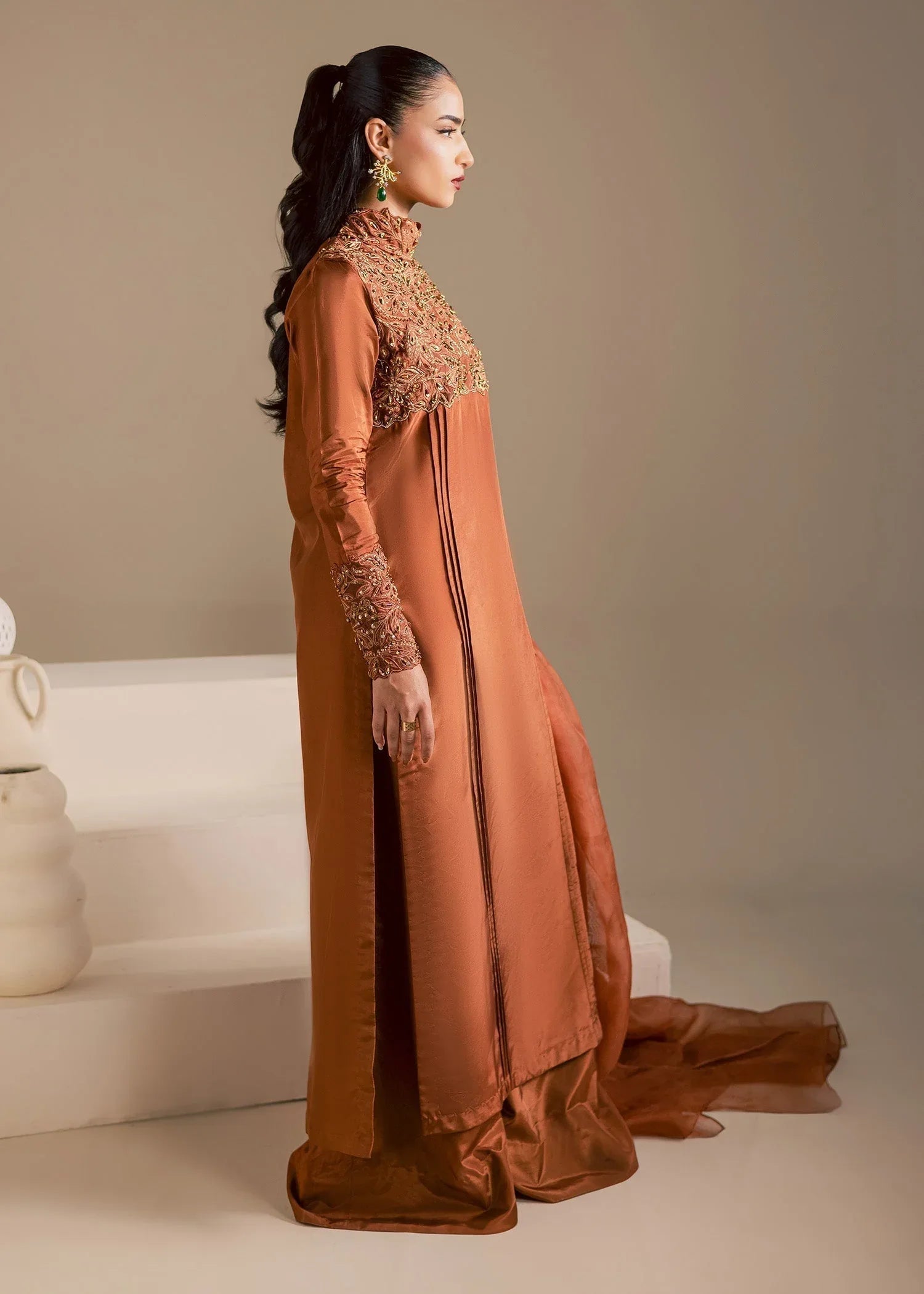 Maria Osama Khan | Noir Bliss Luxury Formals | Coco Dusk - Aqsa Fabrics