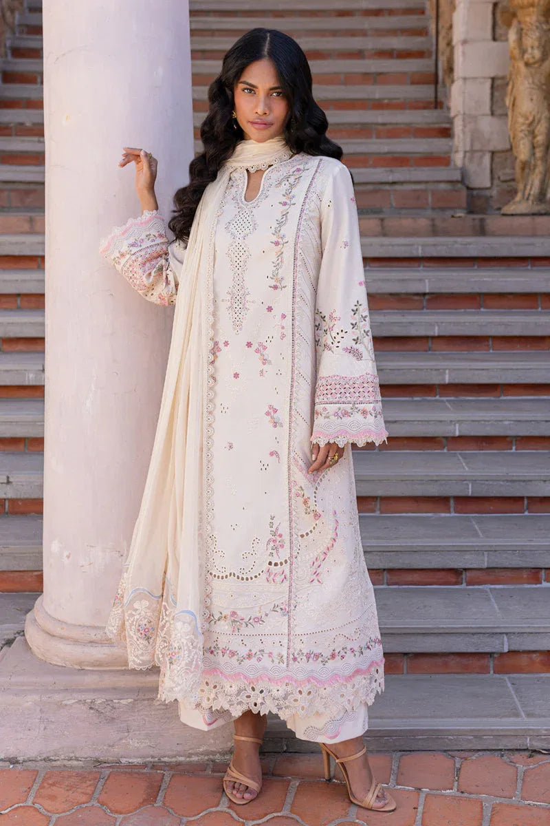 Qalamkar | Q Line Lawn 25 | QM-02 Cheri - Aqsa Fabrics