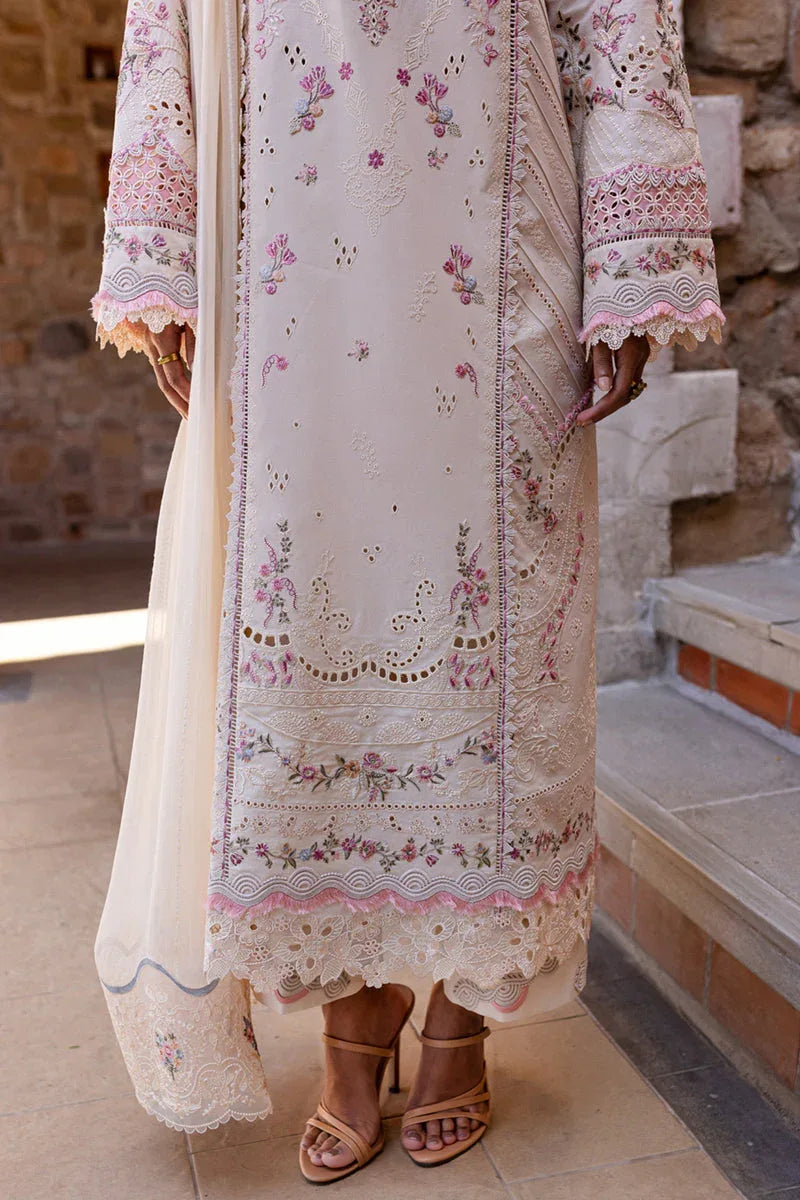 Qalamkar | Q Line Lawn 25 | QM-02 Cheri - Aqsa Fabrics