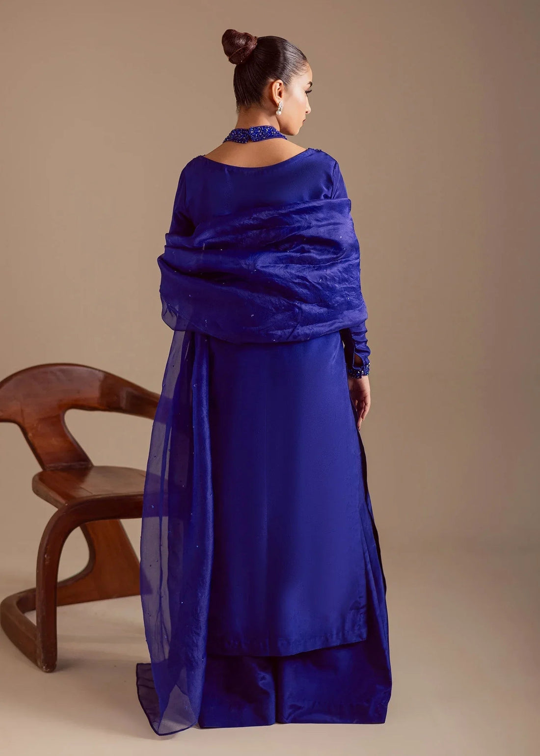 Maria Osama Khan | Noir Bliss Luxury Formals | Majestic Noir - Aqsa Fabrics