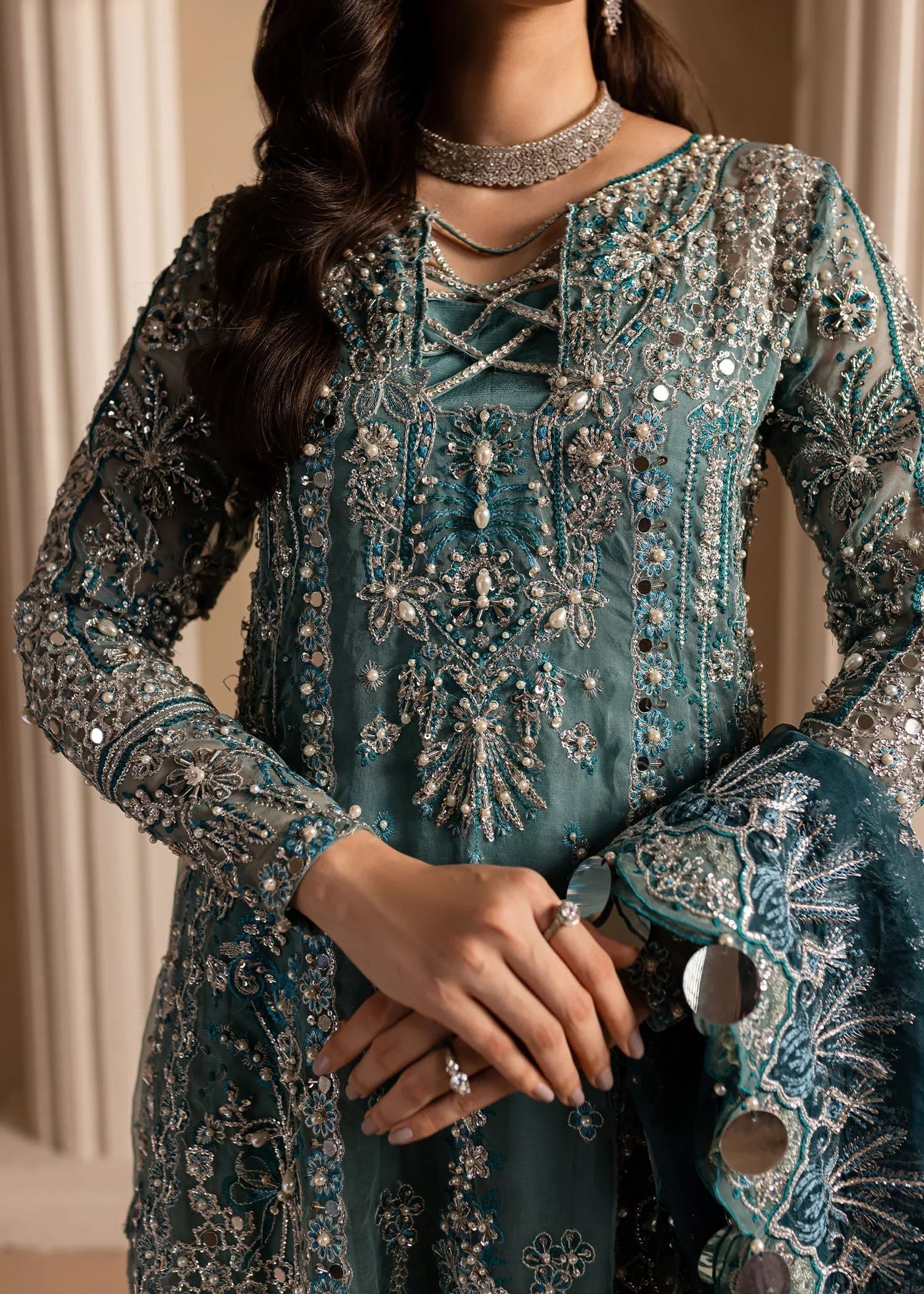 Maria Osama Khan | Lamhay Wedding Festive | Sumbul - Aqsa Fabrics