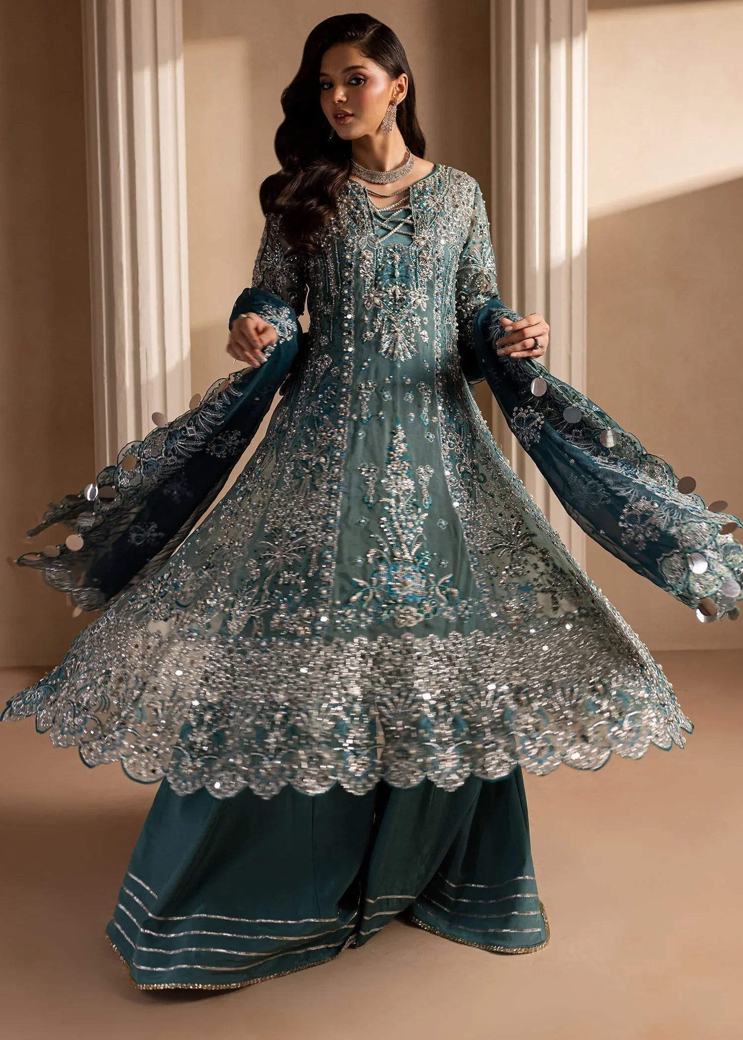 Maria Osama Khan | Lamhay Wedding Festive | Sumbul - Aqsa Fabrics