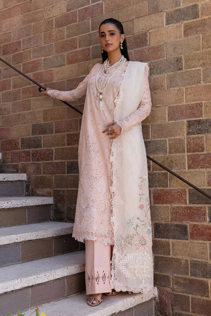 Qalamkar | Q Line Lawn 25 | QM-12 Miso - Aqsa Fabrics