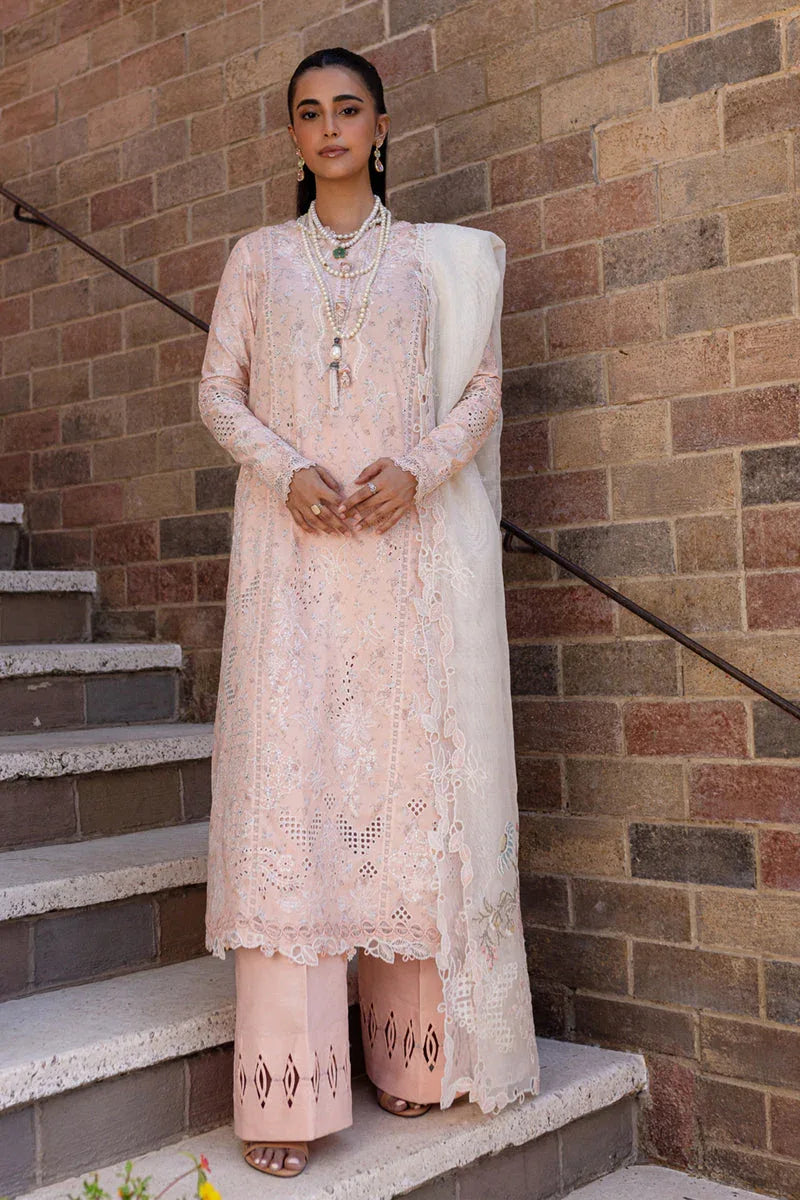 Qalamkar | Q Line Lawn 25 | QM-12 Miso - Aqsa Fabrics