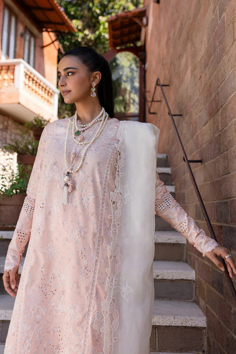 Qalamkar | Q Line Lawn 25 | QM-12 Miso - Aqsa Fabrics