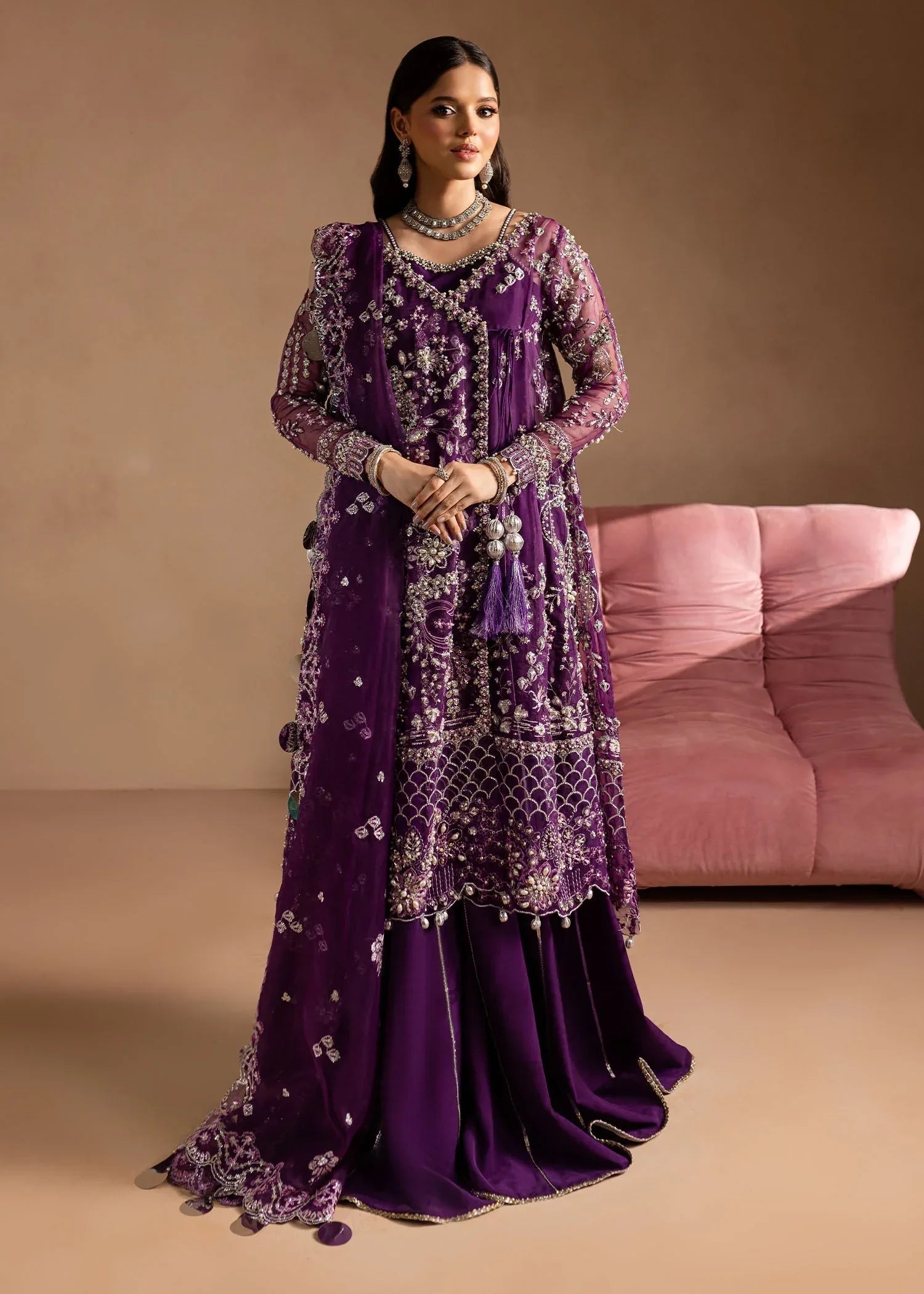 Maria Osama Khan | Lamhay Wedding Festive | Sheesham - Aqsa Fabrics