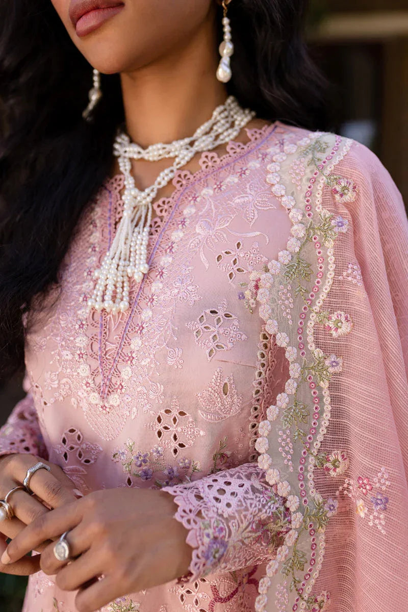 Qalamkar | Q Line Lawn 25 | QM-09 Rosalee - Aqsa Fabrics