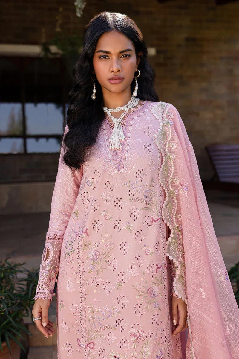 Qalamkar | Q Line Lawn 25 | QM-09 Rosalee - Aqsa Fabrics