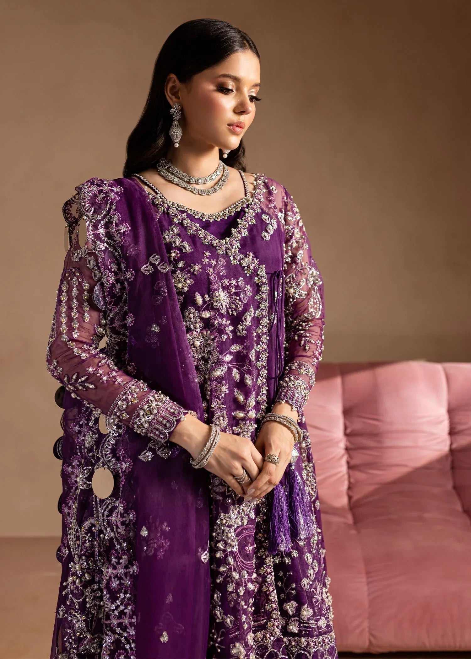 Maria Osama Khan | Lamhay Wedding Festive | Sheesham - Aqsa Fabrics