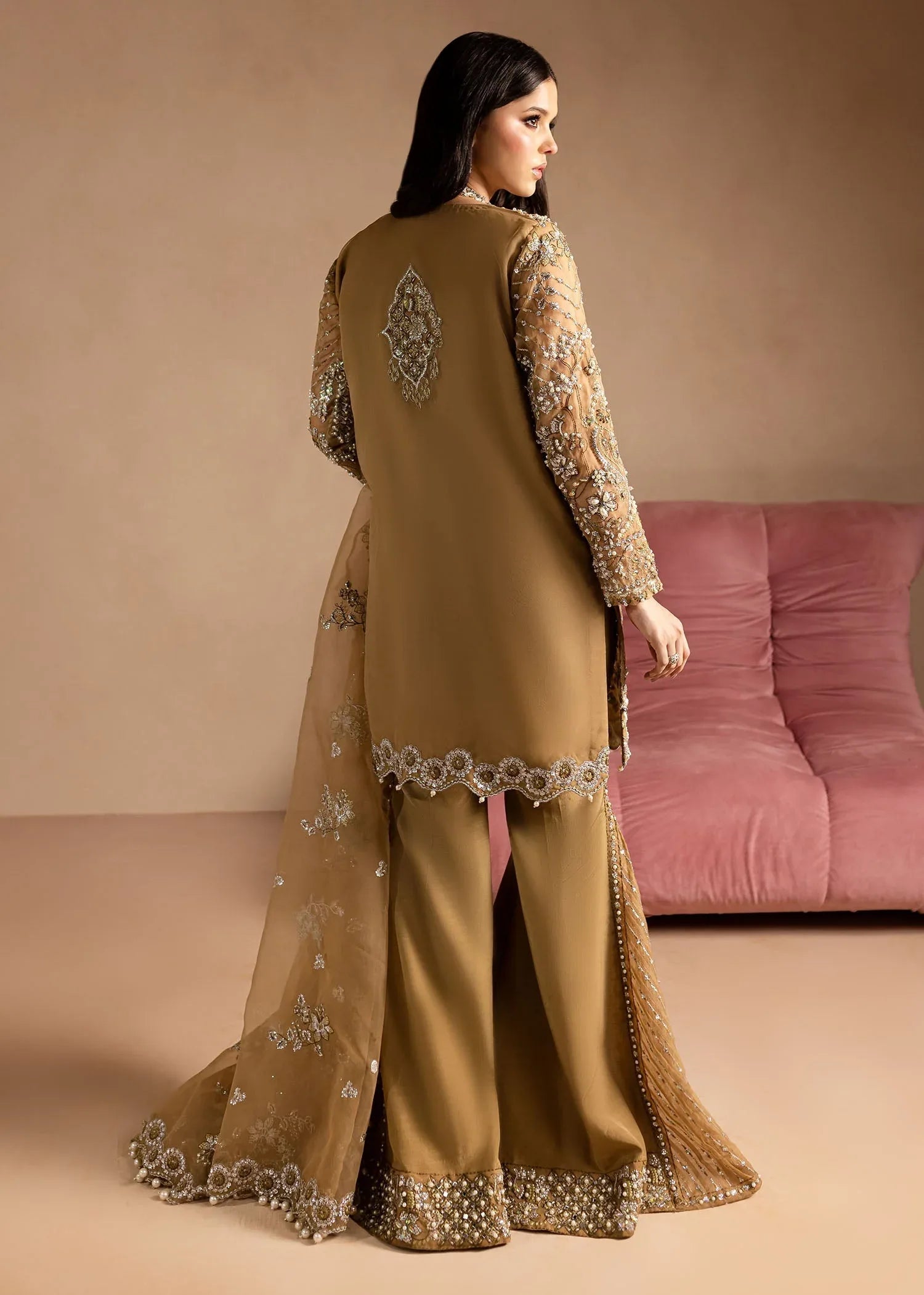 Maria Osama Khan | Lamhay Wedding Festive | Sabahat - Aqsa Fabrics