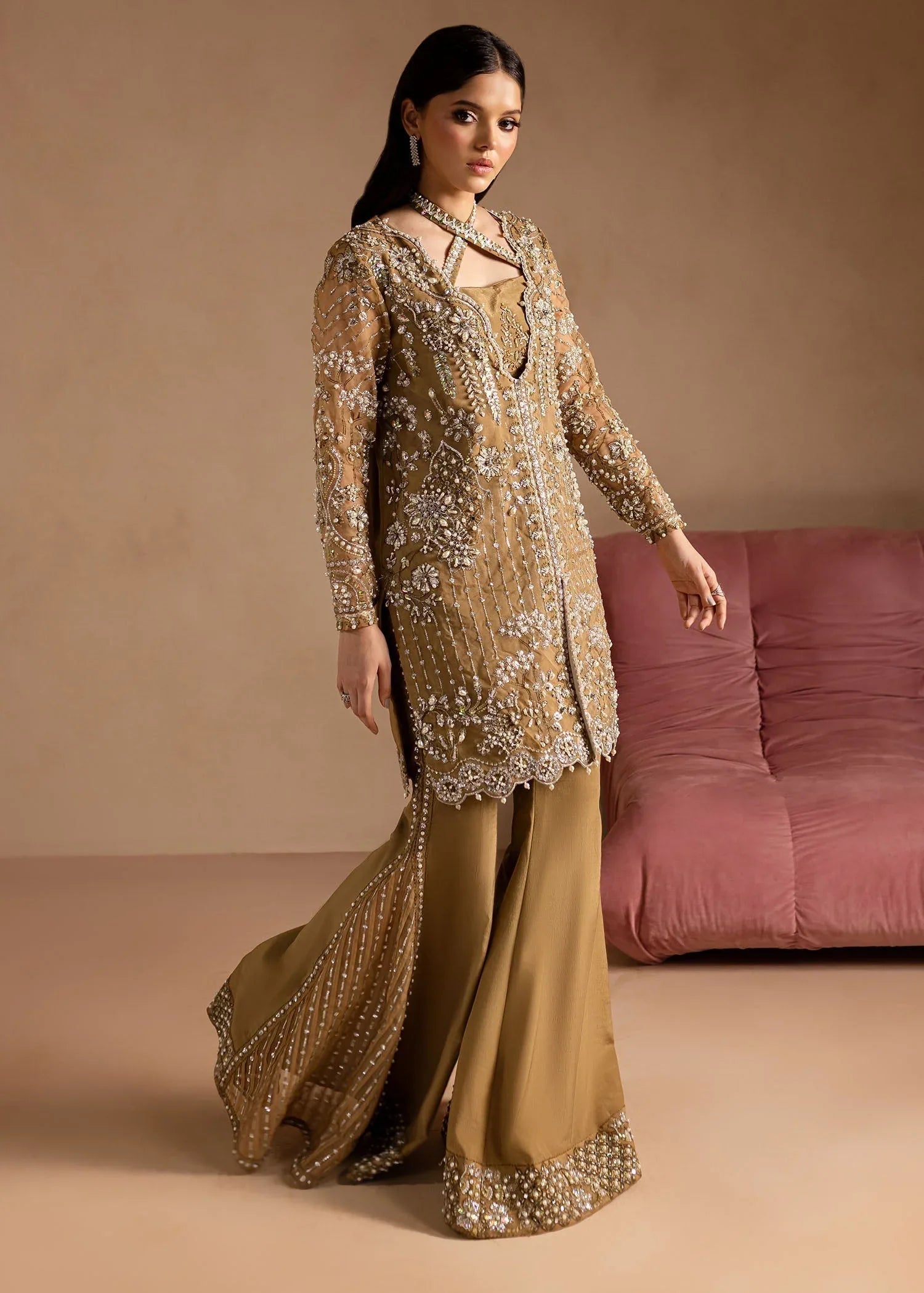 Maria Osama Khan | Lamhay Wedding Festive | Sabahat - Aqsa Fabrics