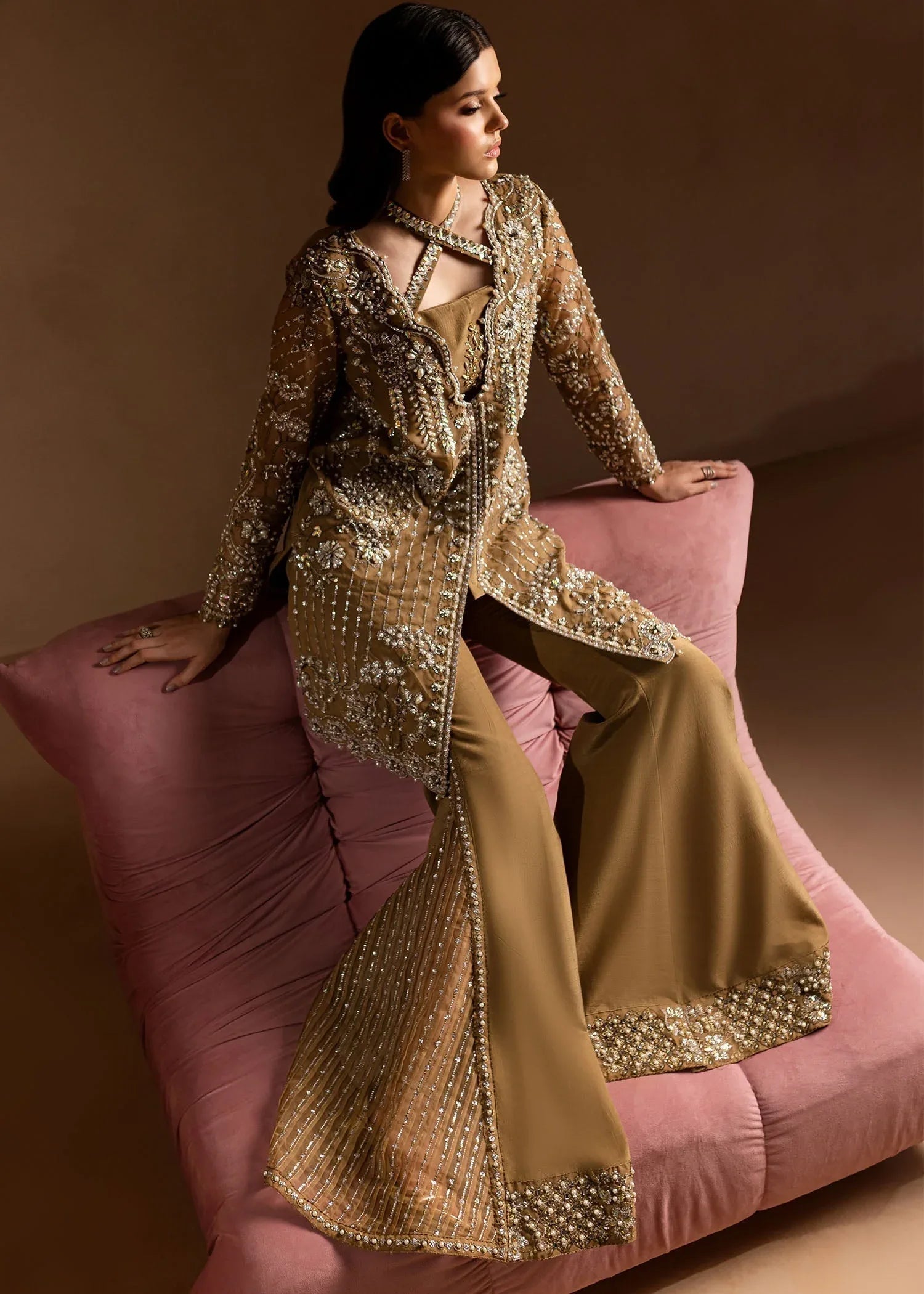 Maria Osama Khan | Lamhay Wedding Festive | Sabahat - Aqsa Fabrics