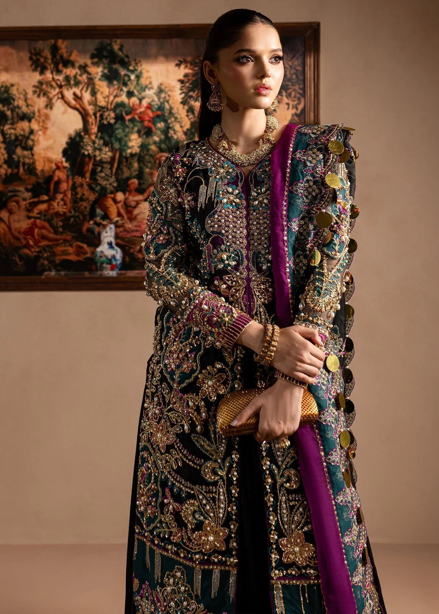 Maria Osama Khan | Lamhay Wedding Festive | Zumar - Aqsa Fabrics